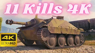 Jagdpanzer 38(t) Hetzer - 11 Kills 4K Damage tier IV - World of Tanks Replays