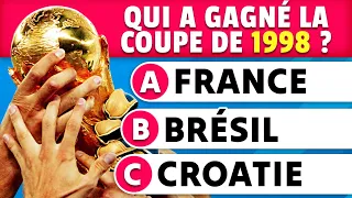 Devine le VAINQUEUR de chaque COUPE DU MONDE 🏆⚽ | 1930 à 2026