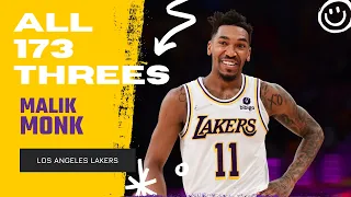 Malik Monk ALL 173 Three-Pointers From 2021-22 NBA Regular Season | King of NBA