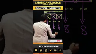 🤔FIND NO: OF TRIANGLES | REASONING #chandan_logics  GROUP 4 SSC SI CONSTABLE SSC RRB & OTHER EXAMS