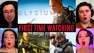 REACTING to *Elysium * IS THAT MATT DAMON?? (First Time Watching) Sci-fi Movies