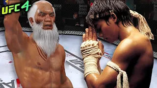 UFC4 | Old Bruce Lee vs. Tony Jaa (EA sports UFC 4)