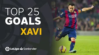 TOP 25 GOALS Xavi Hernández in LaLiga Santander