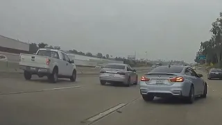 BMW M4 and Audi Cause Massive Crash While Racing