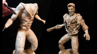 Скульптура Эша из Зловещих мертвецов/Sculpting Ash. Evil Dead