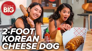 I Made A 2-Foot Korean Cheese Dog