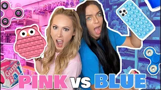 PINK VS BLUE 💗💙 FIDGET SHOPPING CHALLENGE AT TARGET!