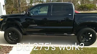 Should you put 275 or 285's  on a Tacoma 3rd generation!