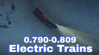 Обновление 0.790-0.809 Электрички/ElectricTrains #electrictrains --Снегоочиститель | Окрас на 2ТЭ10м