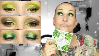 Let's go GREEN! 3 Looks with the W ZIELONE palette from GLAM SHOP