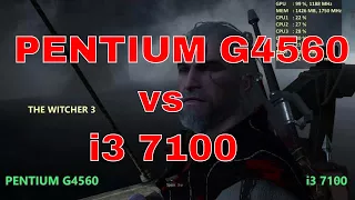 Pentium G4560 vs i3 7100 - Gaming performance - AMD Radeon RX 570