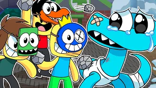 BABY CYAN SAD ORIGIN STORY?! Rainbow Friends 2 Animation