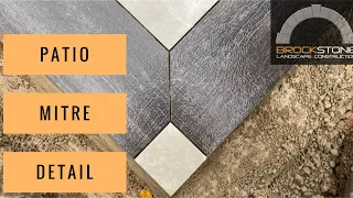 How To Mark & Cut a Bespoke Mitre on Patio Border