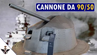 Il cannone antiaereo da 90/50 delle navi da battaglia Italiane
