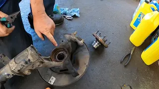 How to Change a Wheel Bearing on a 2004 Toyota Corolla w/out Needing to Realign Your Car