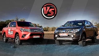 Toyota Hilux VS Mitsubishi L200. "2 Лошадиные силы"