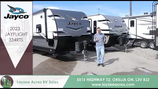 2023 Jayco Jayflight 334RTS - This is the Top of the Muffin - Layzee Acres RV Sales