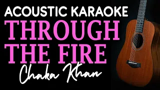 THROUGH THE FIRE - CHAKA KHAN (NINA VERSION) | ACOUSTIC KARAOKE