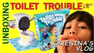 Unboxing Toy Toilet Trouble by Karen