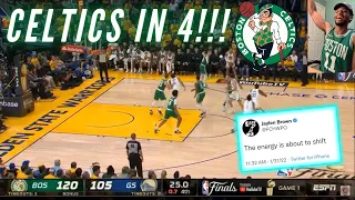 CELTICS IN 4! REACTION to Warriors vs Celtics NBA FINALS Game 1! FULL GAME HIGHLIGHTS | June 2, 2022