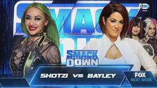 SmackDown 30/9/22 FULL MATCH - Shotzi vs Bayley