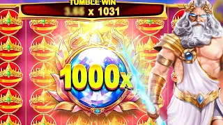 HE HIT THE 1000X GATES OF OLYMPUS MULTI ON THE FINAL SPIN!