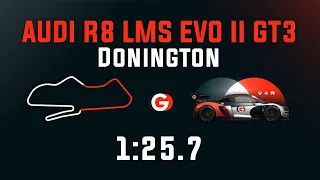 Donington 1:25.7 - Audi R8 LMS EVO II GT3 - GO Setups | ACC 1.9.2