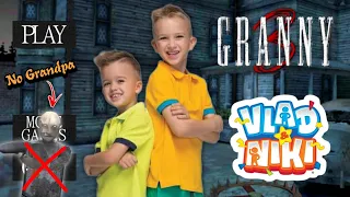 Granny 3 : Vlad And Niki Mod Bridge Escape Without Grandpa | Full Gameplay