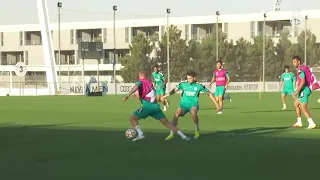 Real Madrid train ahead of hosting UCL debutants Sheriff Tiraspol｜Karim Benzema Vinicius Junior