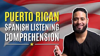 Puerto Rican Spanish Listening Comprehension Practice | Daily Routine In Spanish