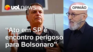 Bolsonaro em SP: Interesse dele é ato com 'biografias limpinhas', não com investigado, diz Josias