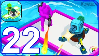 War of Rafts: Crazy Sea Battle - Gameplay Walkthrough Part 22 Raft Army Commander (Android,iOS)