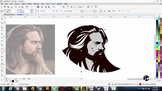 LASSELOM Speed art | Corel draw x7 by takevektor