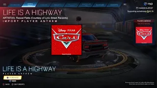 Rocket League Life Is A Highway Player Anthem Is Here With The New Lightning Mcqueen Mega Bundle