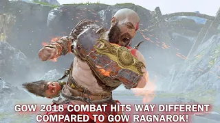 GOD OF WAR 2018 COMBAT HITS WAY DIFFERENT COMPARED TO GOD OF WAR RAGNAROK