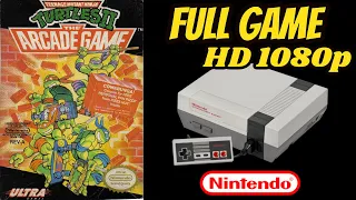 Teenage Mutant Ninja Turtles II : The Arcade Game (NES) Longplay/Walkthrough NO COMMENTARY HD 1080p