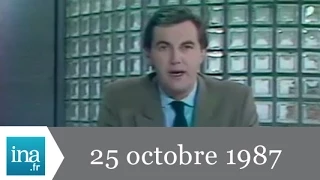 20h Antenne 2 du 25 octobre 1987 - Etat d'urgence à Tahiti - Archive INA