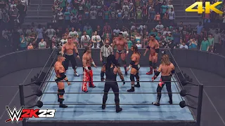 WWE 2K23 - Cena v Batista v Lesnar v Edge v Orton v Undertaker v HBK v Triple H - Elimination Match