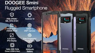 DOOGEE Smini mini Rugged Smartphone 2024,4.5"QHD+Display,Android 13 Smartphone #viral