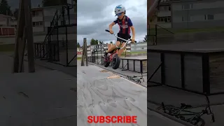 Mini bmx stunt!