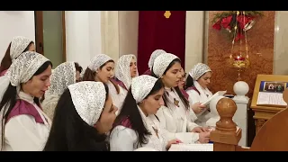 Ассирийская 💒Востока Святой Девы Марии в Москве.Рождественская Молитва.🙌🙏Assyrians.Christmas Molitva