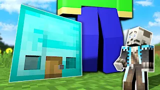 We Built a House INSIDE a DIAMOND Block! - Minecraft Multiplayer Gameplay