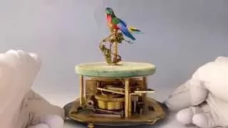 French Bontems Automaton Mechanical Singing Bird Cage Inner Movement