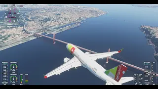 TAP - Pouso em Lisboa (Microsoft Flight Simulator 2020)