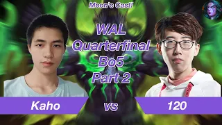 Warcraft 3｜Moon Cast｜WAL Quarterfinal Bo5 Part 2｜Kaho vs Eer0