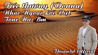 Donna donna -Tiếc Thương | Karaoke | MASCULIN | Version Française-Viet