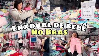 COMPRANDO O ENXOVAL DA BEBÊ NO BRÁS, MUITA COISA LINDA 🥰