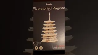 Five-storied Pagoda 3D Wooden Puzzle