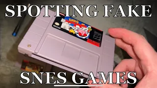 Spotting Fake SNES Games | Retro Gaming How To