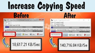 how to increase copying speed | increase data transfer Speed